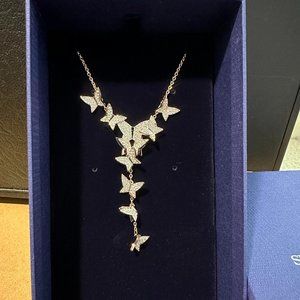 NWT Swarovski Lilia Y necklace